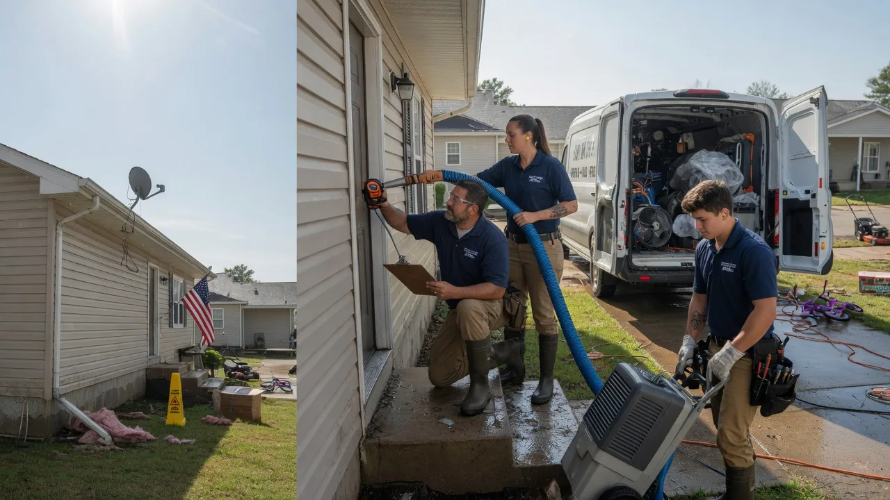 Ceiling Water Damage Restoration in West Lafayette, IN near me